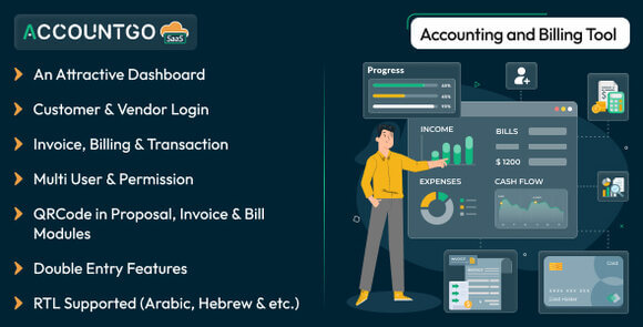AccountGo SaaS Accounting and Billing Tool Nulled Script