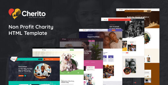 Cherito Non Profit Charity HTML Template