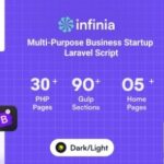 Infinia Multipurpose Business Consulting Startup Laravel Script