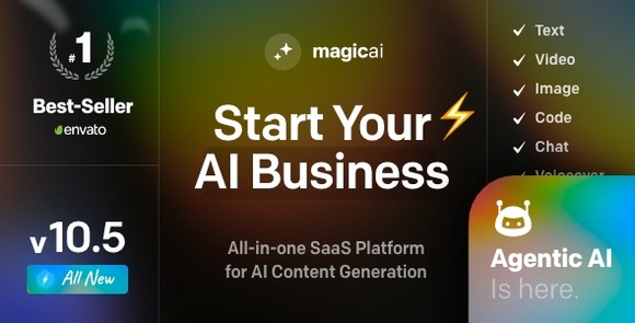 MagicAI OpenAI Content Text Image Video Chat Voice and Code Generator