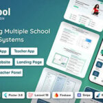 eSchool SaaS School Management System with Student Parents Flutter App